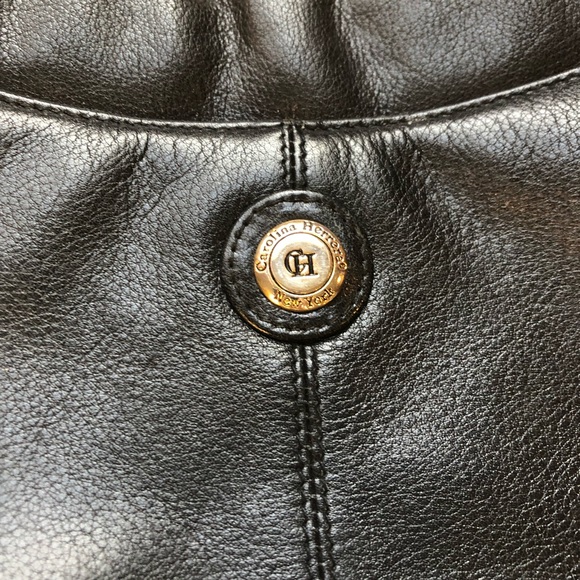 Vintage Carolina Herrera Leather Bag - Picture 3 of 8